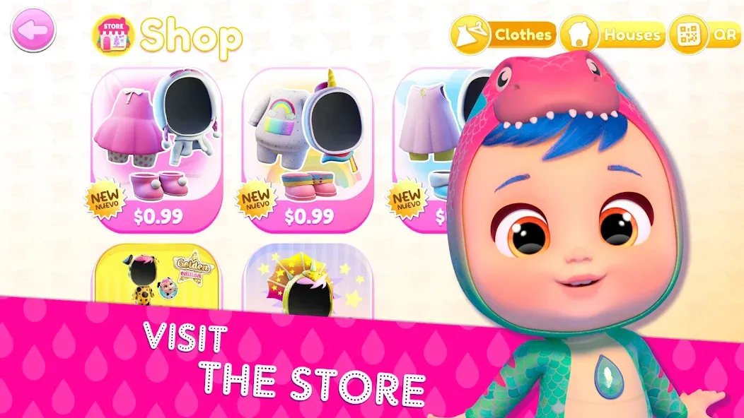 Cry Babies MOD APK на Android — Все куклы разблокированы — скриншот 2