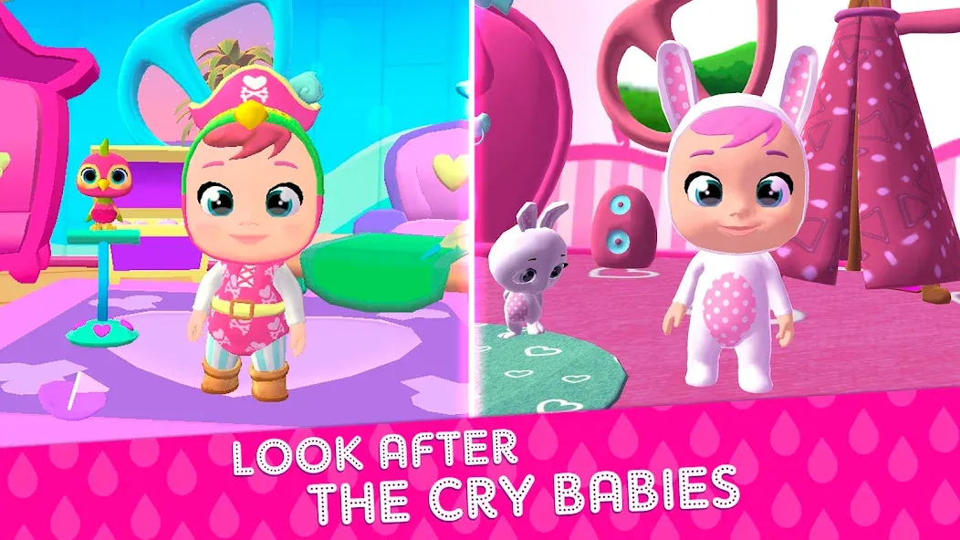 Cry Babies MOD APK на Android — Все куклы разблокированы — скриншот 5