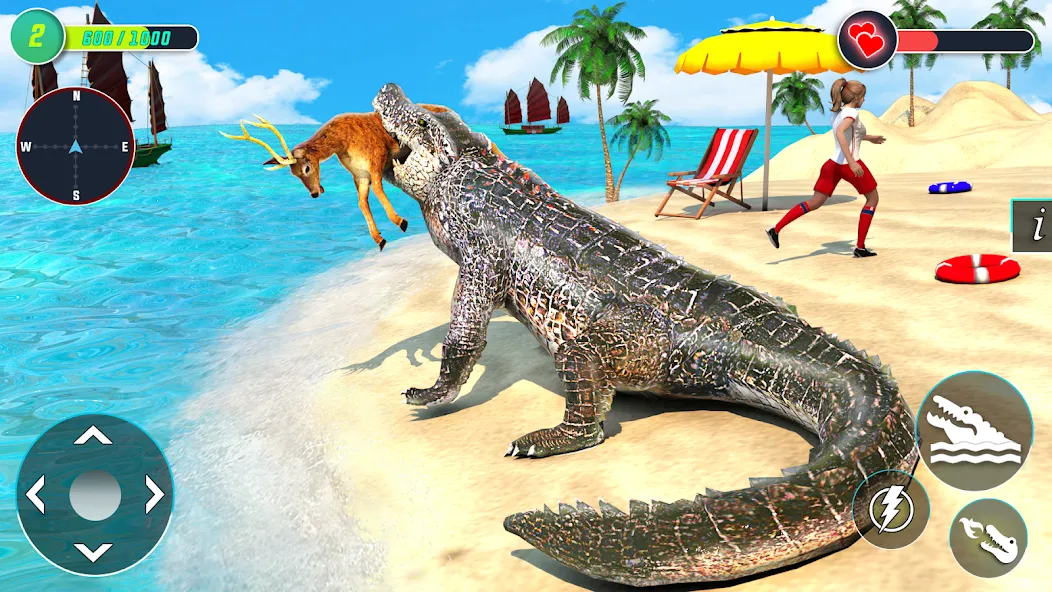 Скачать Crocodile Games: Animal Games — Много денег — скриншот 1