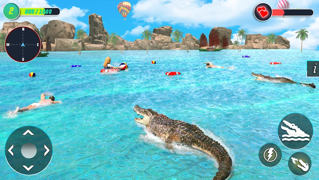 Скачать Crocodile Games: Animal Games — Много денег — скриншот 5