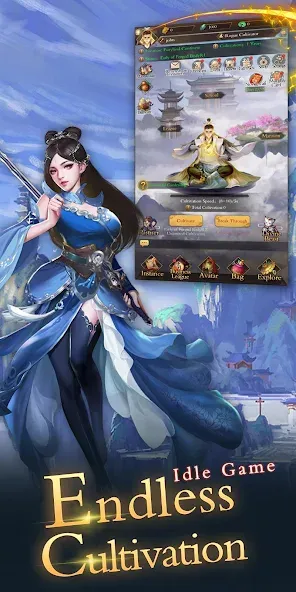Journey to Immortality MOD APK на Android — Много денег — скриншот 2