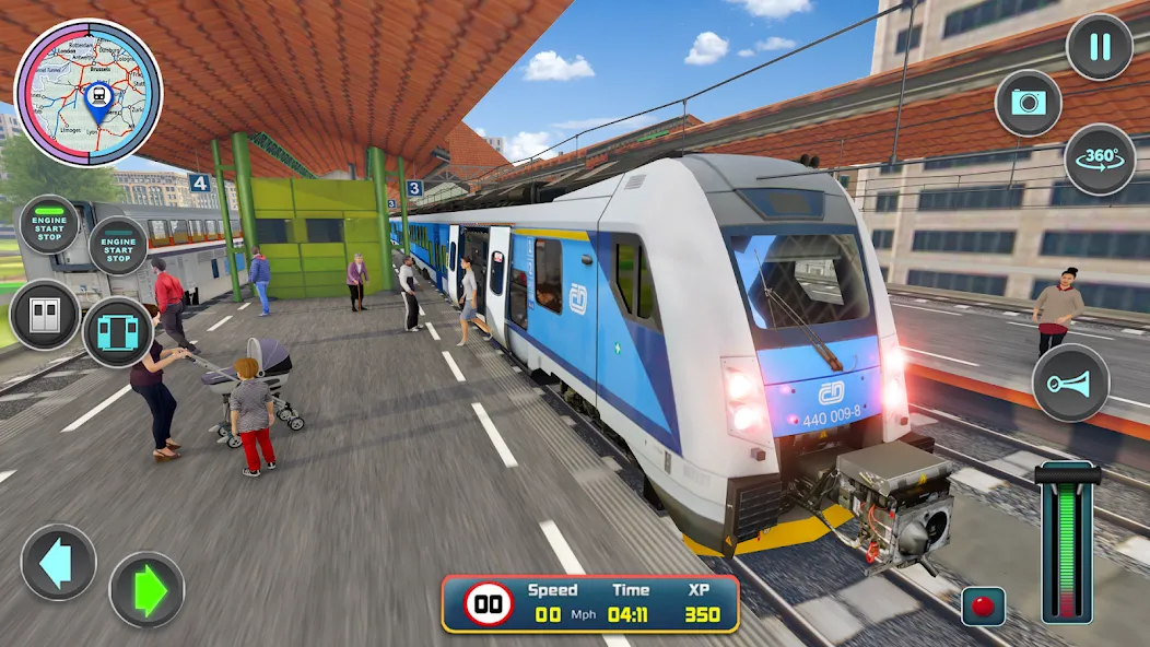 City Train Driver- Train Games MOD APK — Много денег — скриншот 2