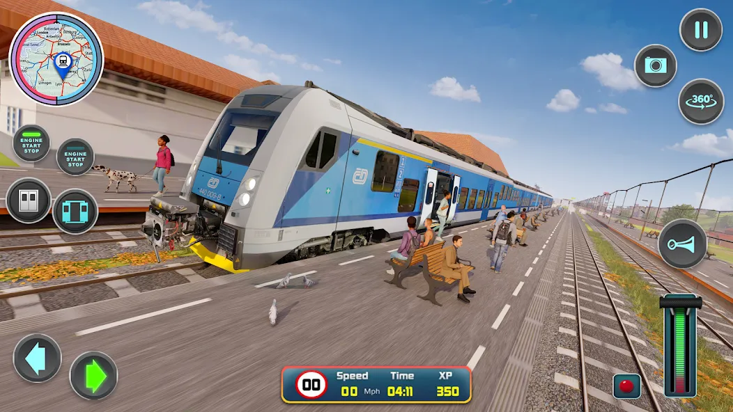 City Train Driver- Train Games MOD APK — Много денег — скриншот 5