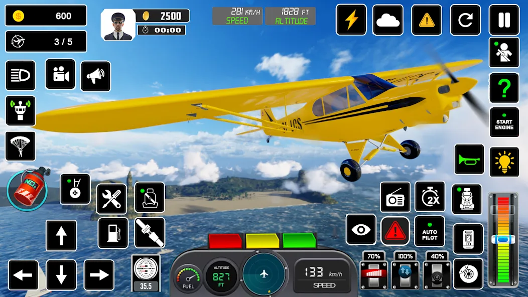 Pilot Flight Simulator Games Mod APK Много денег — Скачать на Андроид — скриншот 5