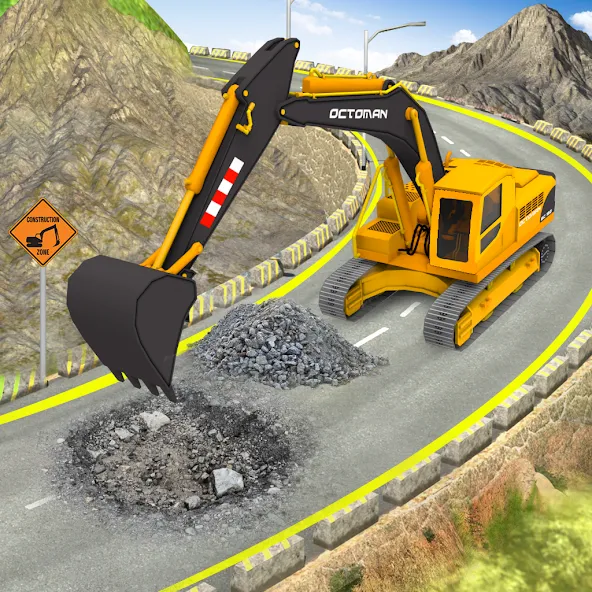 City Construction Simulator 3D MOD — Много денег и бесконечная энергия на Андроид — скриншот 1