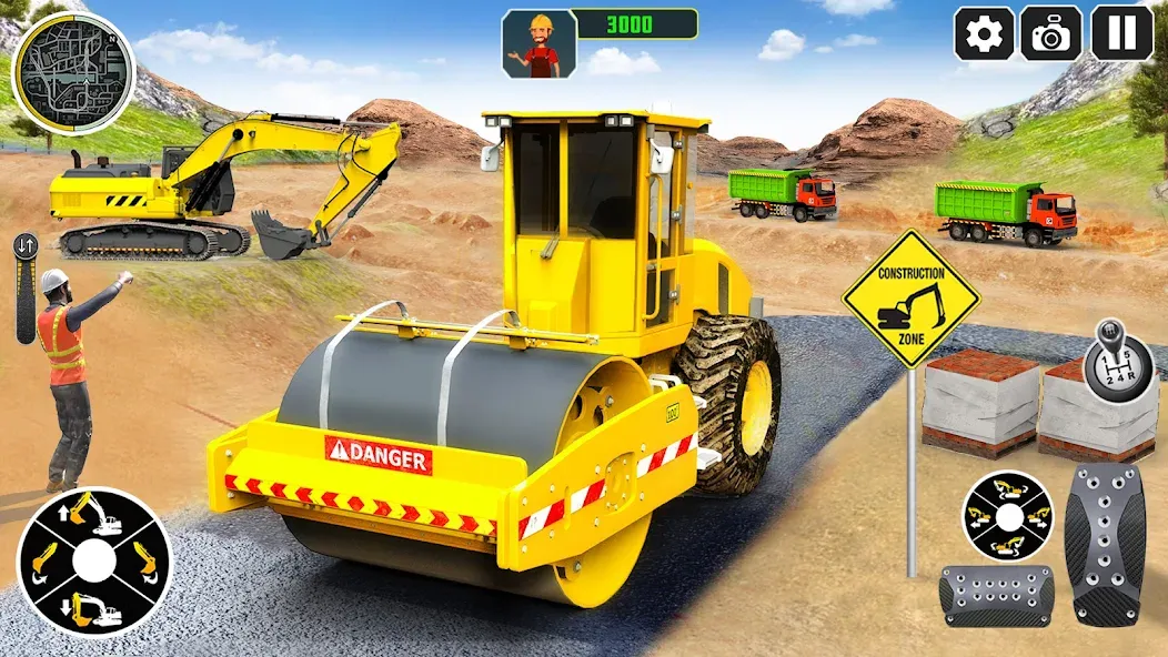 City Construction Simulator 3D MOD — Много денег и бесконечная энергия на Андроид — скриншот 2
