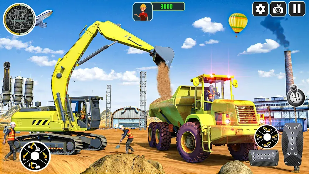 City Construction Simulator 3D MOD — Много денег и бесконечная энергия на Андроид — скриншот 3