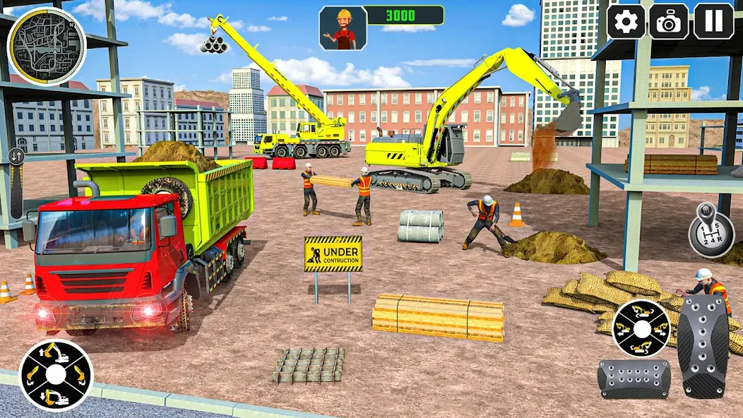 City Construction Simulator 3D MOD — Много денег и бесконечная энергия на Андроид — скриншот 4