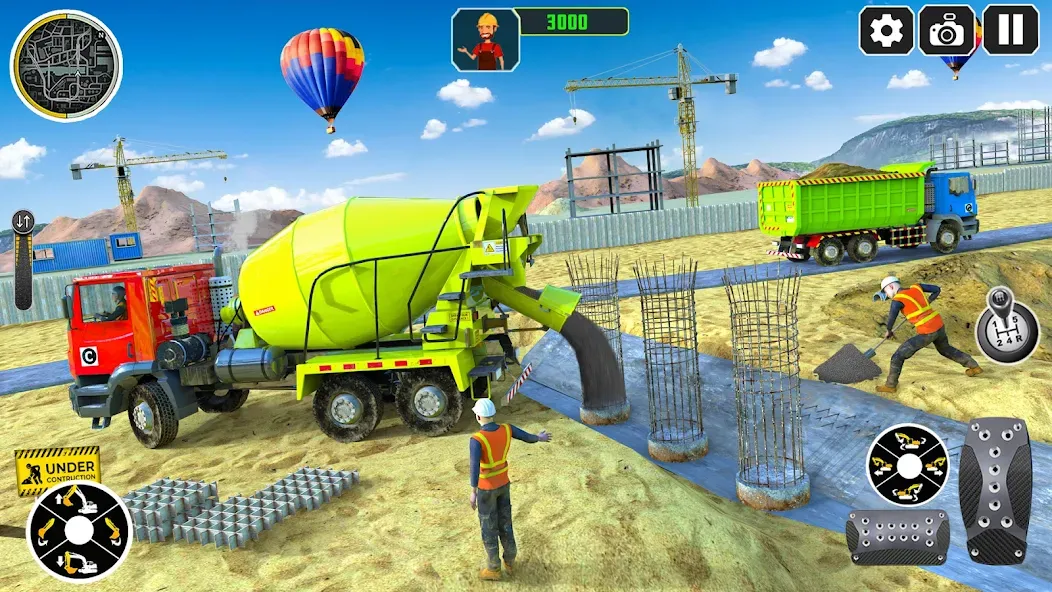 City Construction Simulator 3D MOD — Много денег и бесконечная энергия на Андроид — скриншот 5