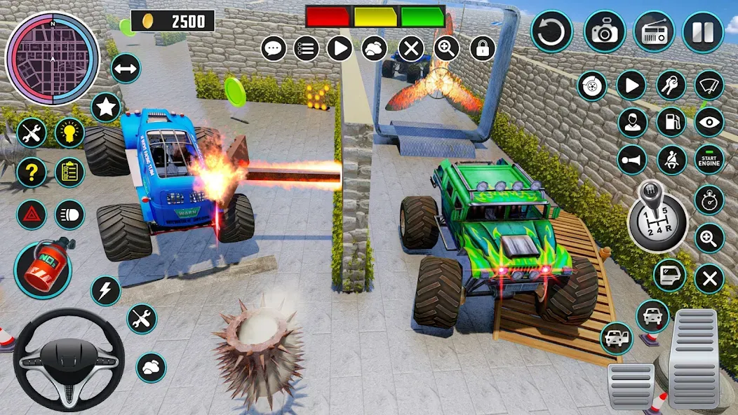 Скачать Monster Truck Maze Puzzle Game MOD APK — Много денег — скриншот 4