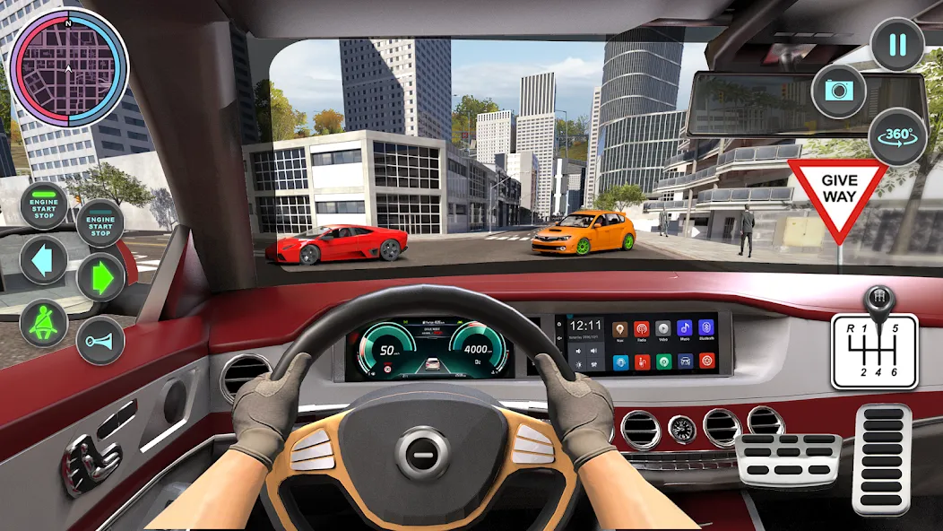 Скачать Modern Car Driving School Game на Android — Много денег — скриншот 2