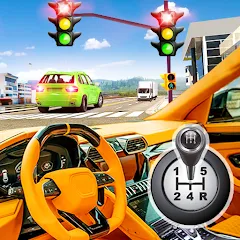 Скачать Modern Car Driving School Game на Android — Много денег