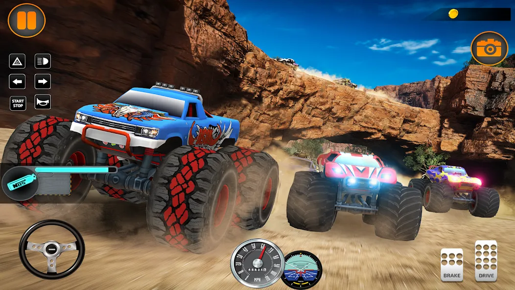 Monster Truck Off Road Racing Mod APK Бесконечные деньги — Скачать на Андроид — скриншот 4 Monster Truck Off Road Racing Mod APK Бесконечные деньги — Скачать на Андроид — скриншот 4