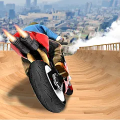 Mega Ramp Bike Stunts Games 3D MOD APK — Много денег