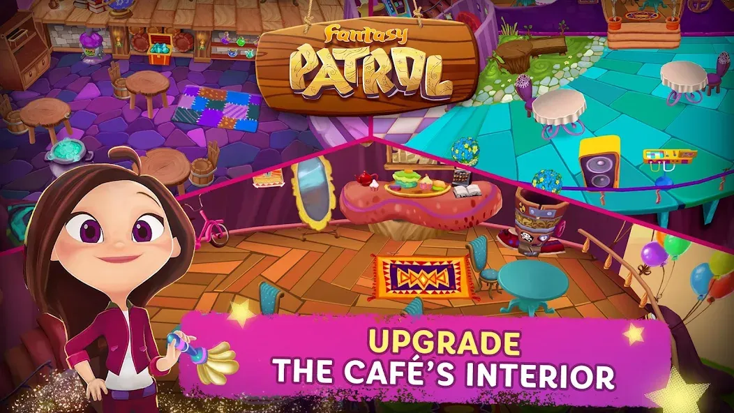 Взломанная Fantasy Patrol: Cafe на Андроид — Много денег — скриншот 5