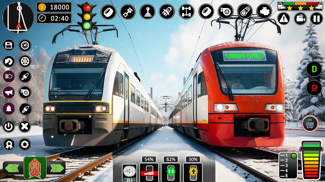 City Train Games Driver Sim 3D MOD APK — Много денег и всё открыто — скриншот 2