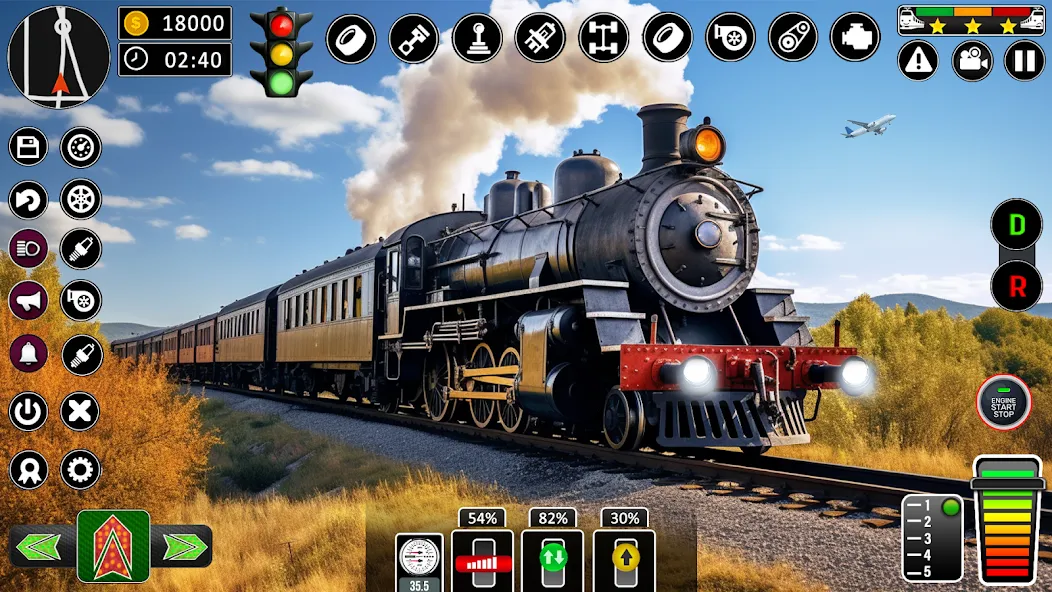 City Train Games Driver Sim 3D MOD APK — Много денег и всё открыто — скриншот 3
