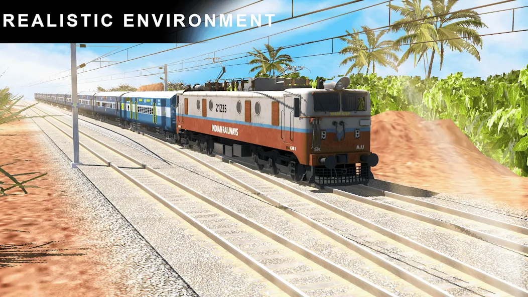 Indian Railway Train Simulator Mod APK Взлом на все поезда и деньги — Скачать на Андроид — скриншот 5