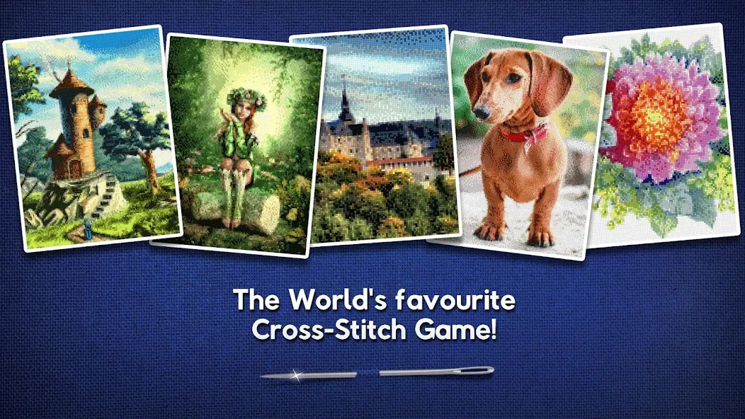 Cross-Stitch World (Мод Много денег) — скриншот 1