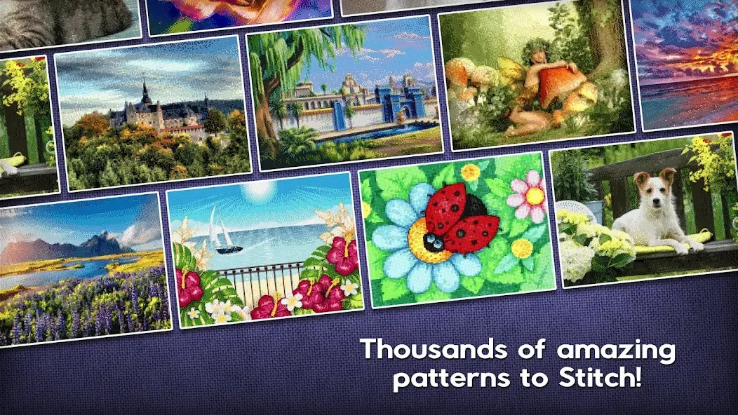 Cross-Stitch World (Мод Много денег) — скриншот 3