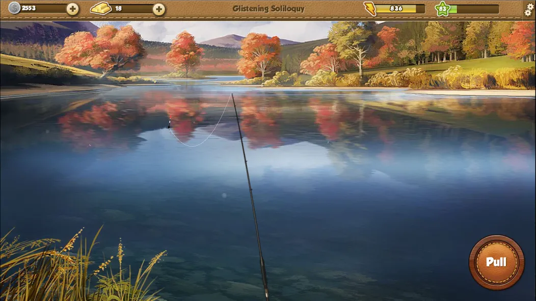 Скачать взлом Fishing World на Андроид — Много денег — скриншот 1