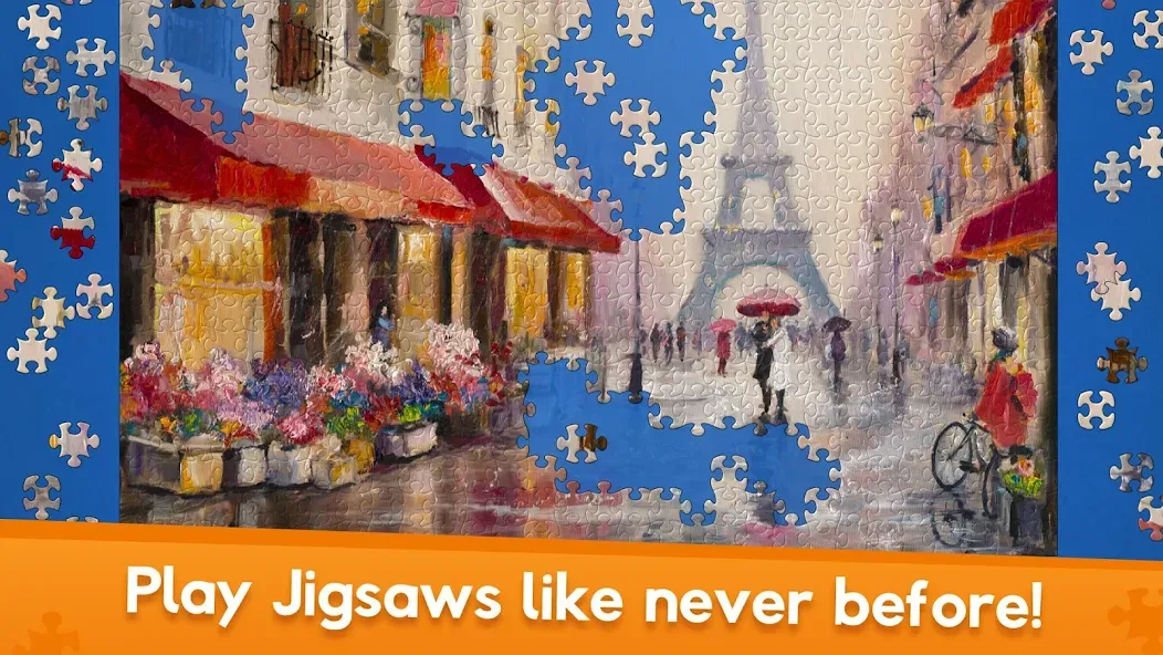 Скачать Jigsaw World на Андроид — Все пазлы разблокированы — скриншот 1