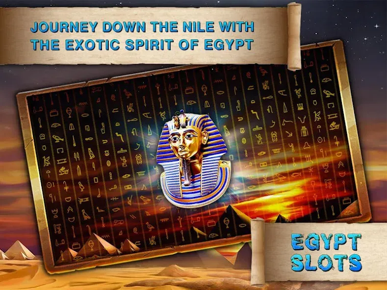 Скачать взломанную Egypt Slots Casino Machines — Много денег — скриншот 2