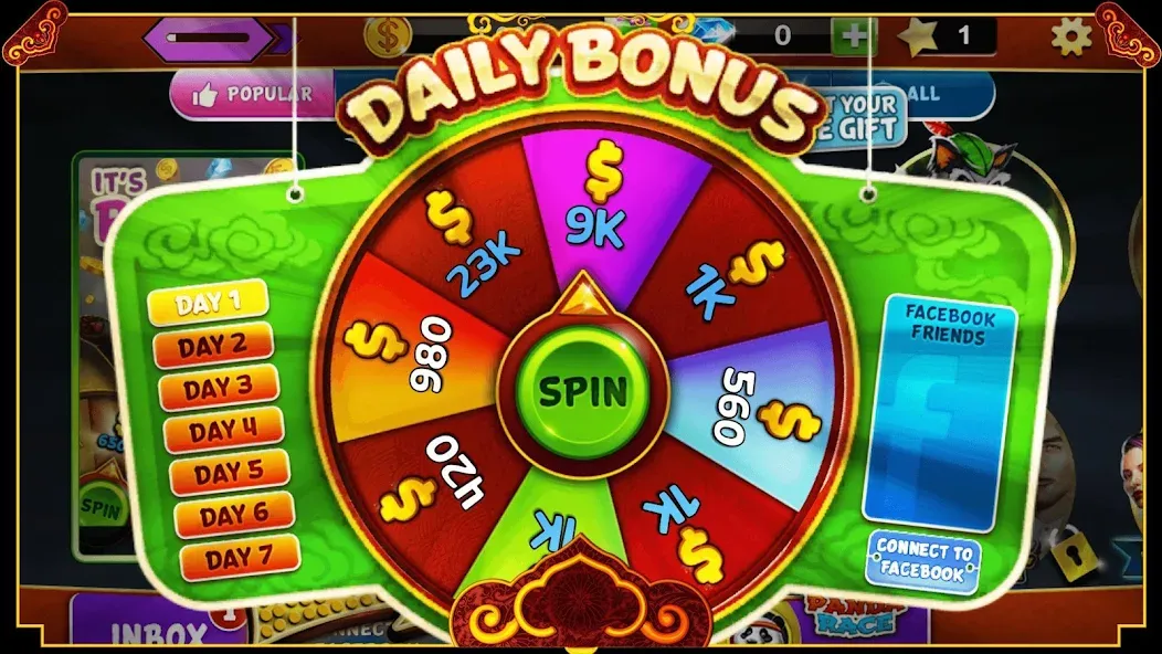 Скачать Panda Slots на Андроид — Много денег — скриншот 3
