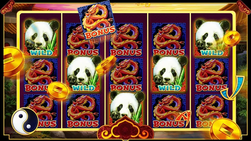 Скачать Panda Slots на Андроид — Много денег — скриншот 4