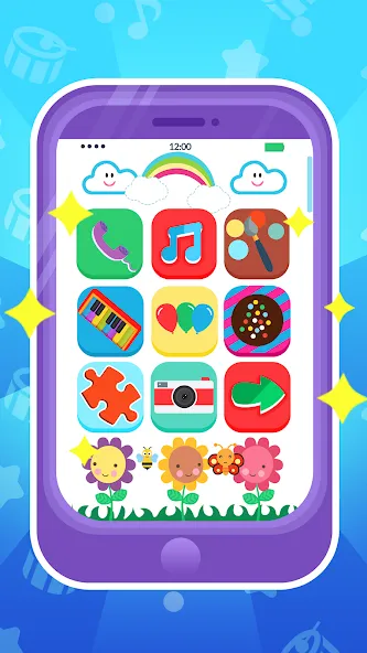 Скачать Baby Phone: Toddler Games с модом — Все открыто — скриншот 1