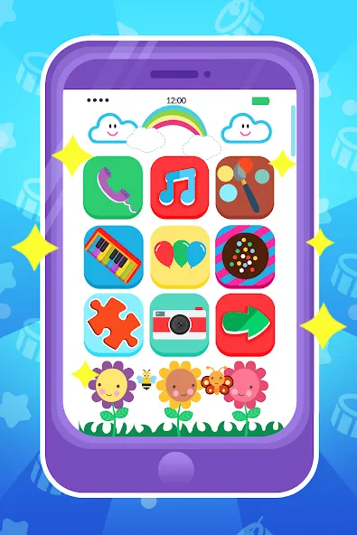 Скачать Baby Phone: Toddler Games с модом — Все открыто — скриншот 5