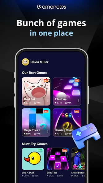 Game of Song - All music games (Мод Всё открыто и VIP разблокирован) — скриншот 1