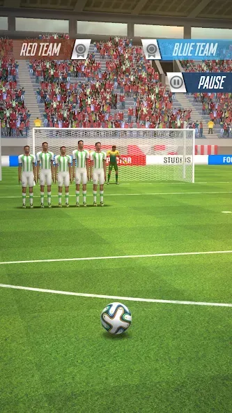 Скачать Strike Football Game FreeKick MOD APK — Много денег — скриншот 5