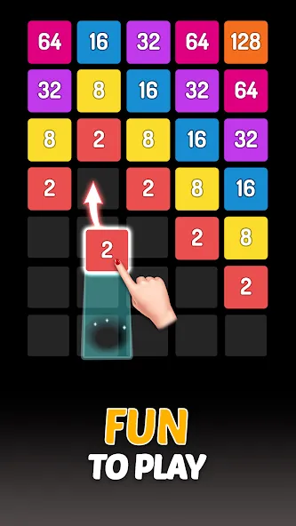 X2 Blocks - 2048 Number Game MOD — Много денег на Андроид — скриншот 1