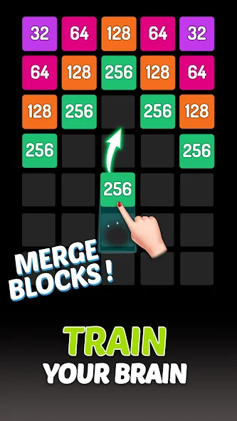 X2 Blocks - 2048 Number Game MOD — Много денег на Андроид — скриншот 2