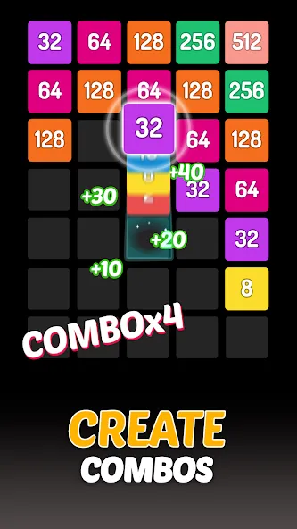 X2 Blocks - 2048 Number Game MOD — Много денег на Андроид — скриншот 3