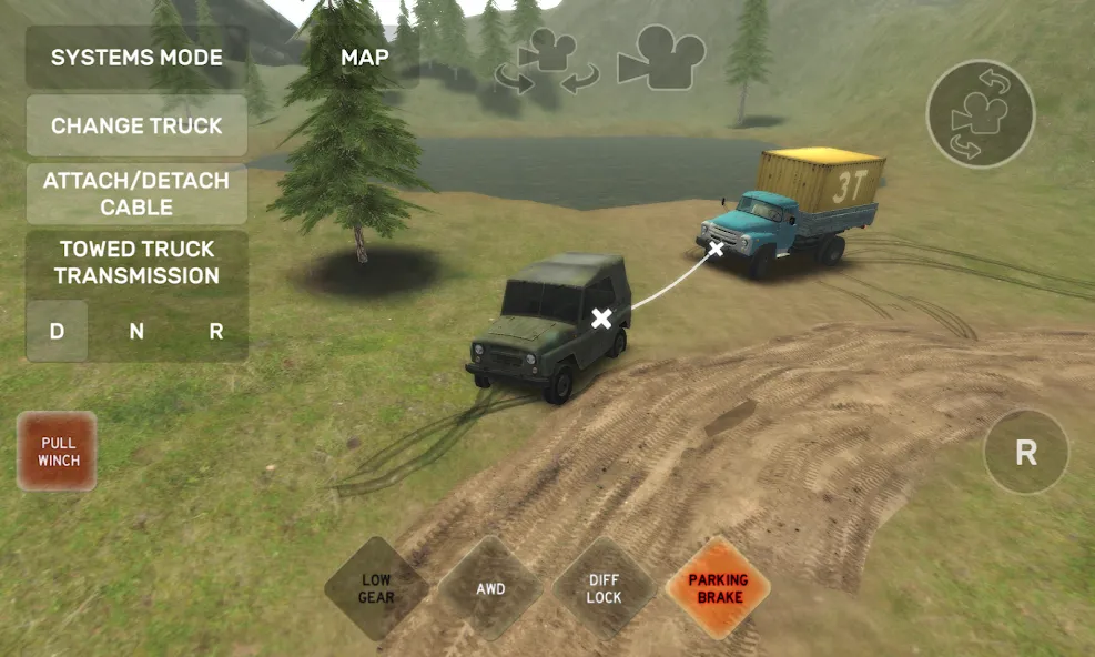 Скачать взлом Dirt Trucker: Muddy Hills на Андроид — Много денег — скриншот 1