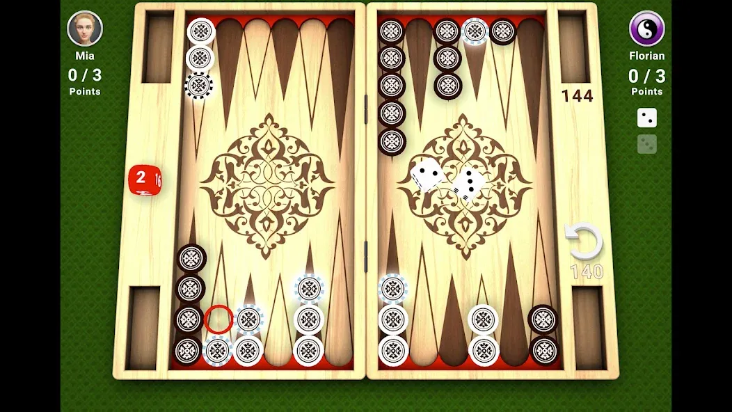 Backgammon - Board Game (Мод Все доски разблокированы) — скриншот 5