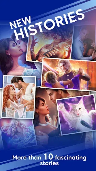 Взломанная Novels: Choose your story на Андроид — Много алмазов и билетов — скриншот 5