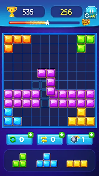 Block Puzzle - Gem Block — Мод: Много денег — скриншот 3