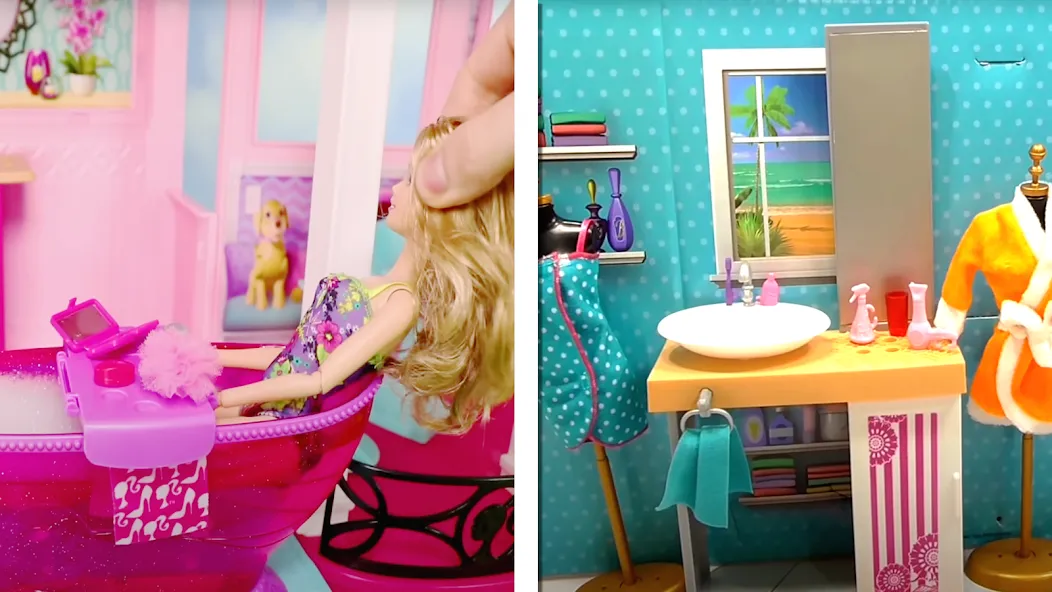 Скачать взлом Doll House Design Doll Games на Андроид — Много денег и всё открыто — скриншот 1