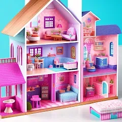 Скачать взлом Doll House Design Doll Games на Андроид — Много денег и всё открыто