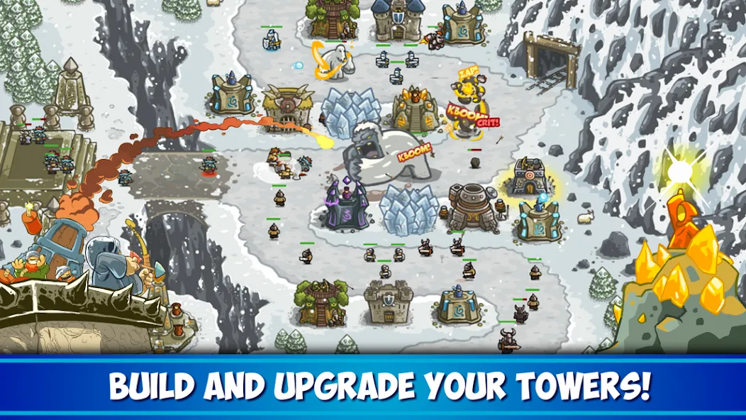 Скачать взлом Kingdom Rush Tower Defense TD на Андроид — Много денег — скриншот 2