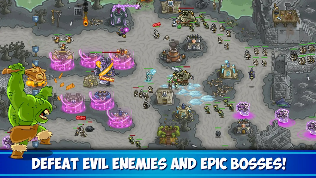 Скачать взлом Kingdom Rush Tower Defense TD на Андроид — Много денег — скриншот 4