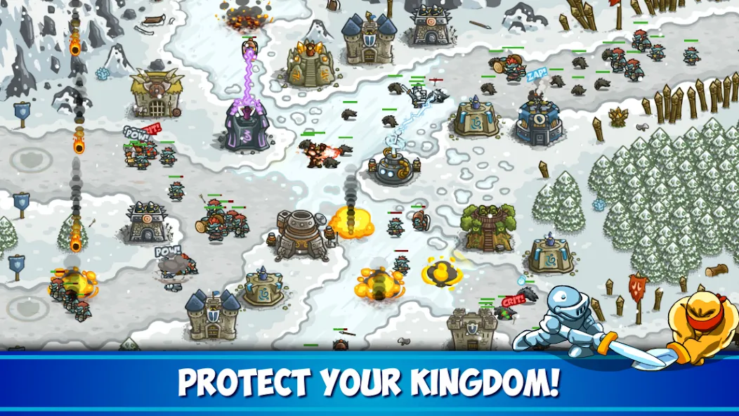 Скачать взлом Kingdom Rush Tower Defense TD на Андроид — Много денег — скриншот 5