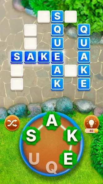 Скачать Word Garden : Crosswords на Андроид — Много денег — скриншот 3