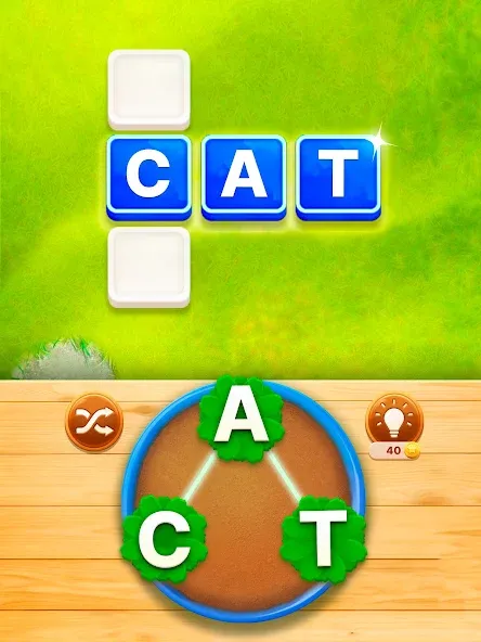 Скачать Word Garden : Crosswords на Андроид — Много денег — скриншот 5