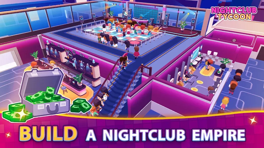 Скачать Nightclub Tycoon: Idle Empire — Модификация Много денег — скриншот 1 Скачать Nightclub Tycoon: Idle Empire — Модификация Много денег — скриншот 1