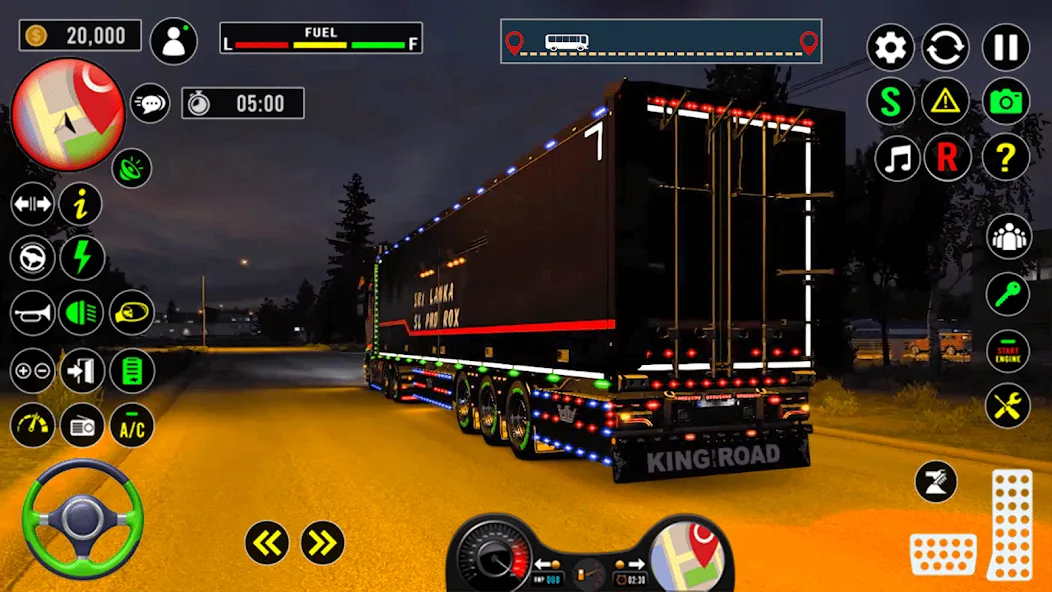 Скачать US Truck City Transport Sim 3d — Модификация Много денег — скриншот 2