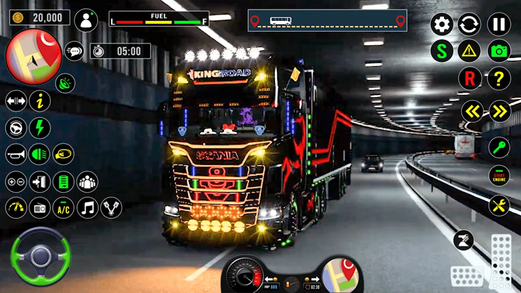 Скачать US Truck City Transport Sim 3d — Модификация Много денег — скриншот 4